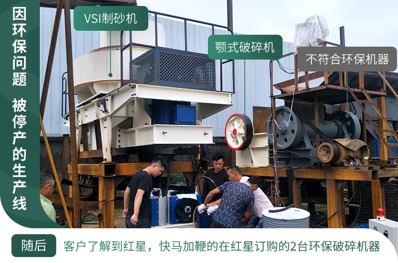 因環(huán)保停產(chǎn)，客戶立馬購買了2臺環(huán)保型設(shè)備
